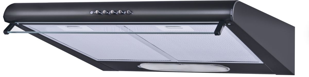 iceBerg Under okap kuchenny 50 cm podszafkowy czarny UNDER50BK - Wysyłka w 24h