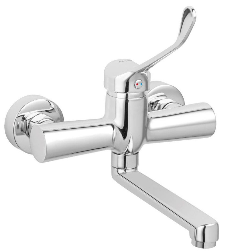 Ferro Algeo Medico bateria umywalkowa ścienna chrom BAGM3