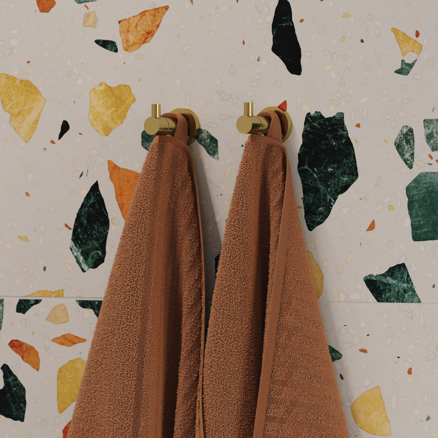 Omnires Modern Project haczyk pojedynczy złoty szczotkowany MP60110GLB - Wysyłka w 24h