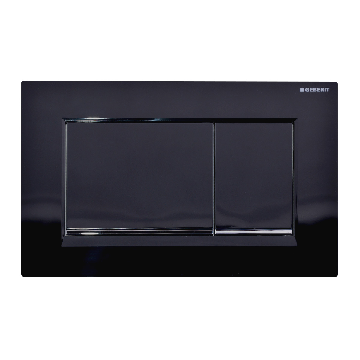 Geberit Sigma20 przycisk spłukujący do WC chrom błyszczący-czarny 115.883.KM.1 - Wysyłka w 24h