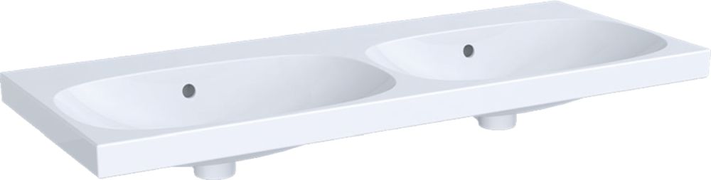 Geberit Acanto umywalka 120x48 cm meblowa prostokątna KeraTect biała 500.628.01.8