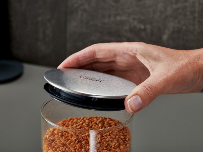 Joseph Joseph Podium pojemnik kuchenny zestaw 5 szt szkło/szary 95035