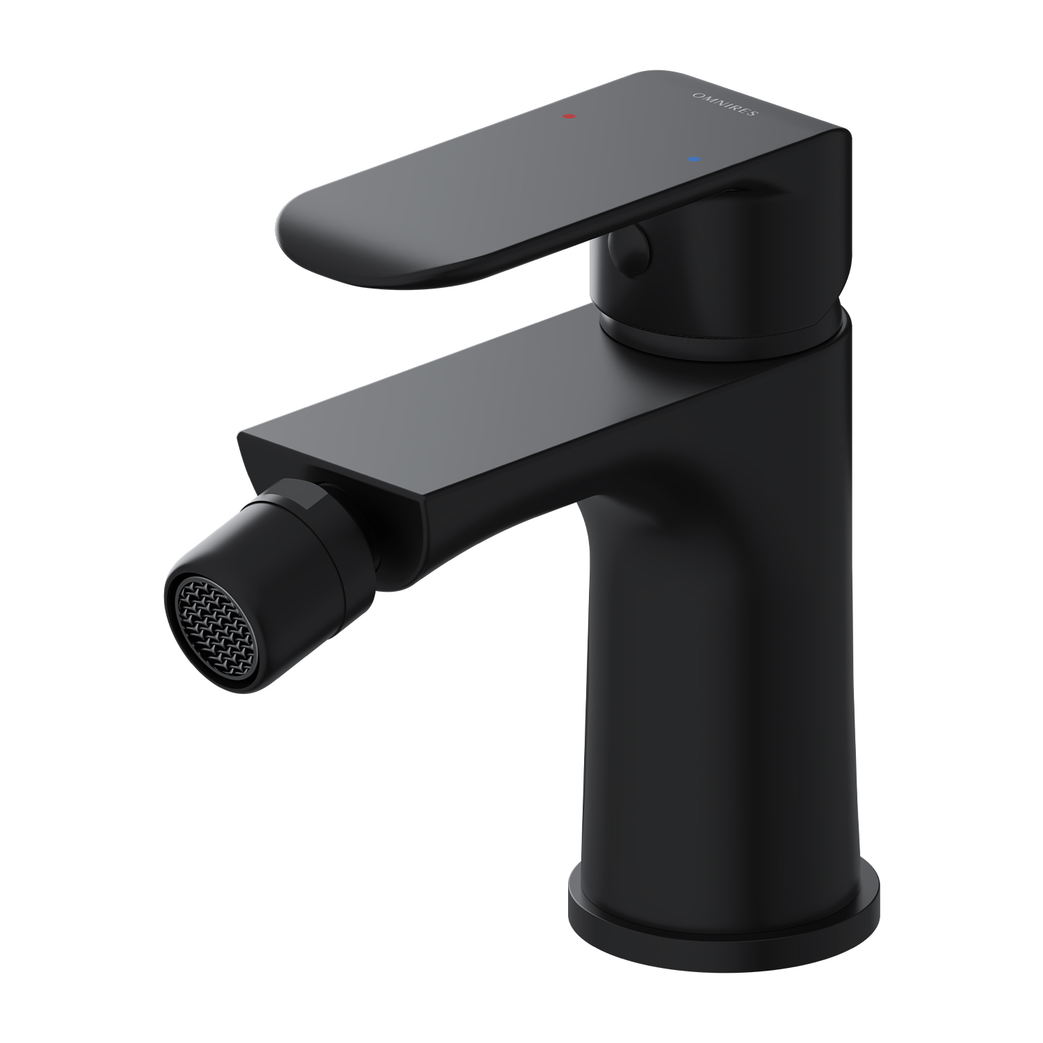 Omnires Sacramento bateria bidetowa stojąca czarny mat SC2320BL