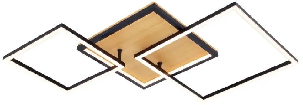 Italux Noris lampa podsufitowa 2x38 W czarna PLF-82738-38W-WO