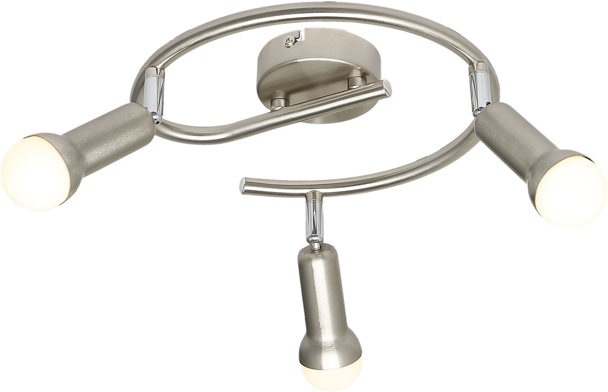 Candellux Arc lampa podsufitowa 3x40W nikiel 98-63304