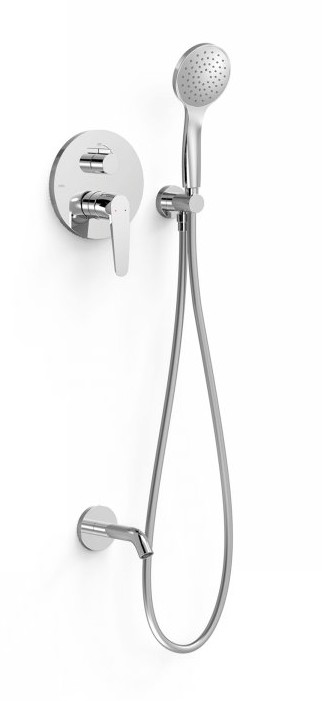 Tres Flat Tres zestaw prysznicowy podtynkowy chrom 20428006