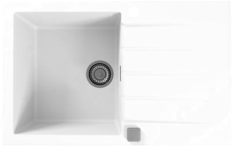 Alveus Cadit 20 zlewozmywak 79x50 cm Granital biały 1132022