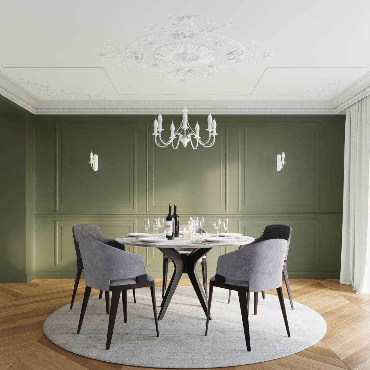 Sollux Lighting Minerwa lampa wisząca 7x40W biała SL.0215 - Wysyłka w 24h