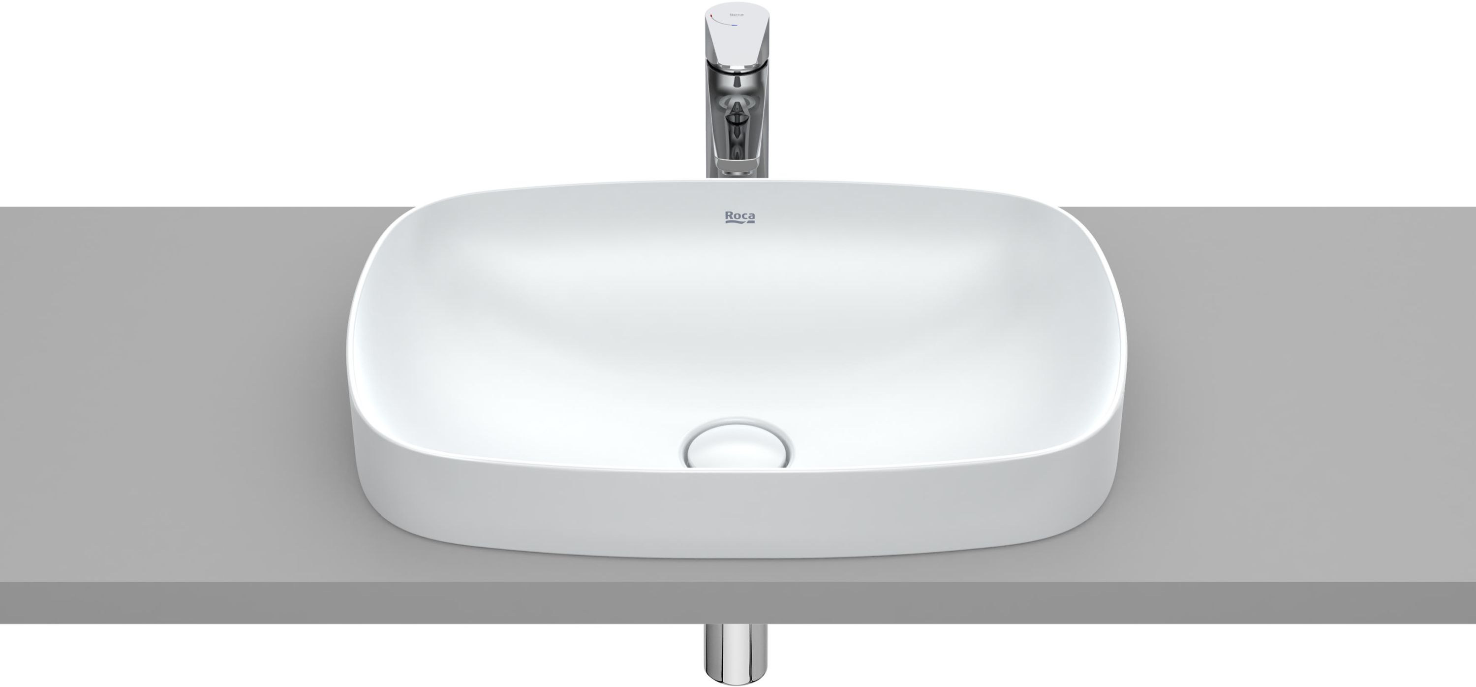 Roca Inspira umywalka 55x37 cm prostokątna wpuszczana A327504630