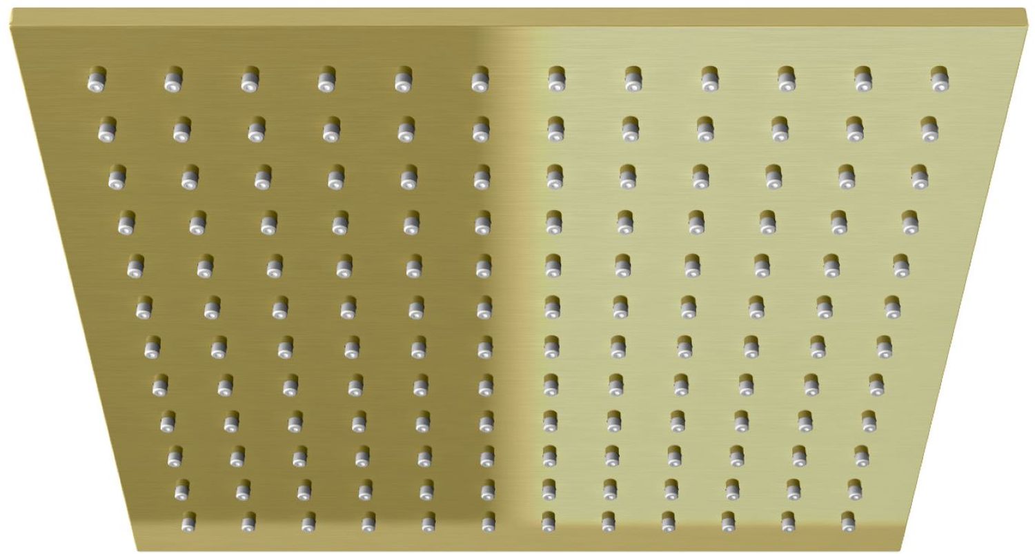 Kohlman Experience Brushed Gold deszczownica 30x30 cm kwadratowa złoty szczotkowany Q30EGDB - Wysyłka w 24h
