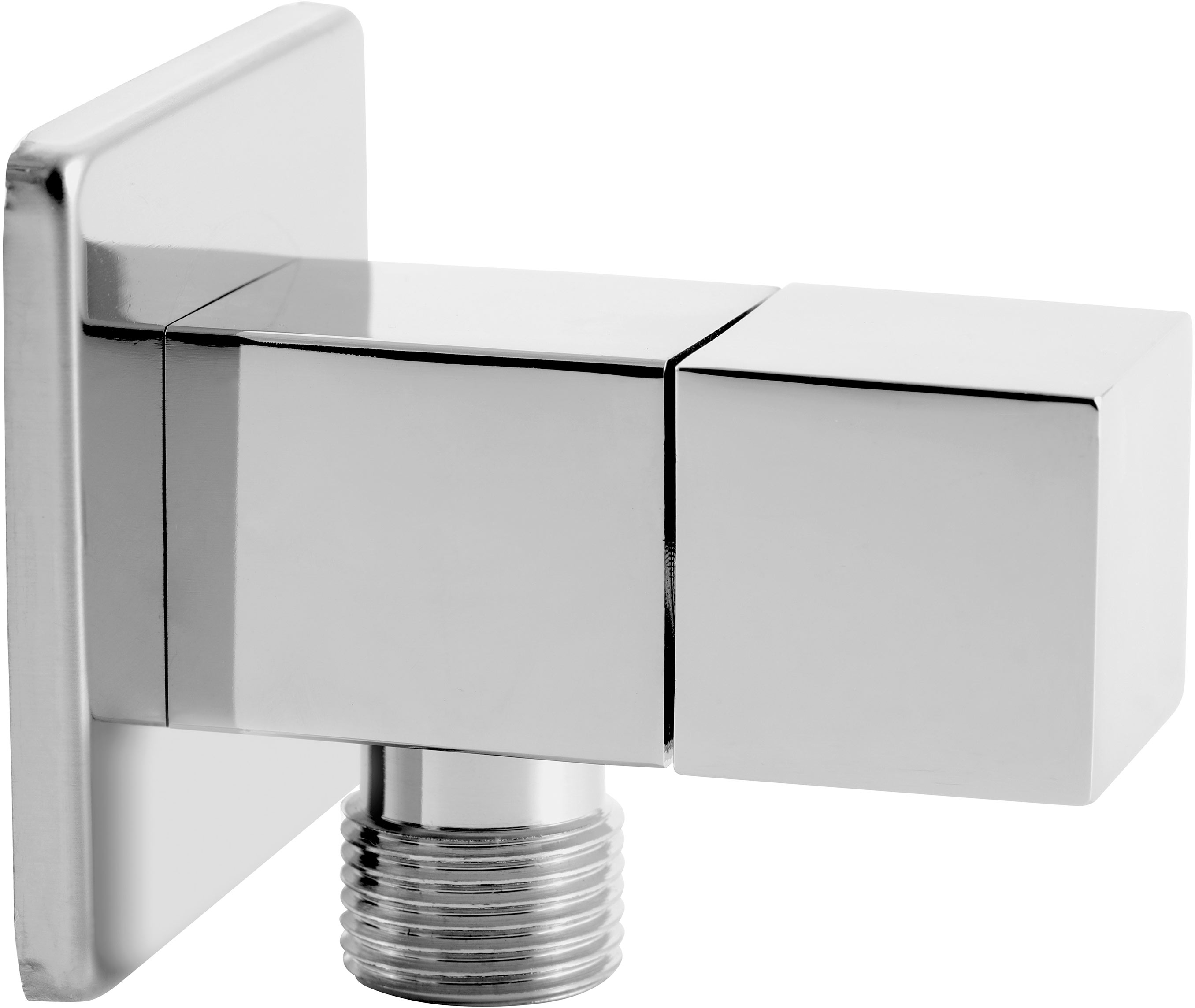 Ferro Quadro zawór kątowy z głowicą ceramiczną chrom Z294