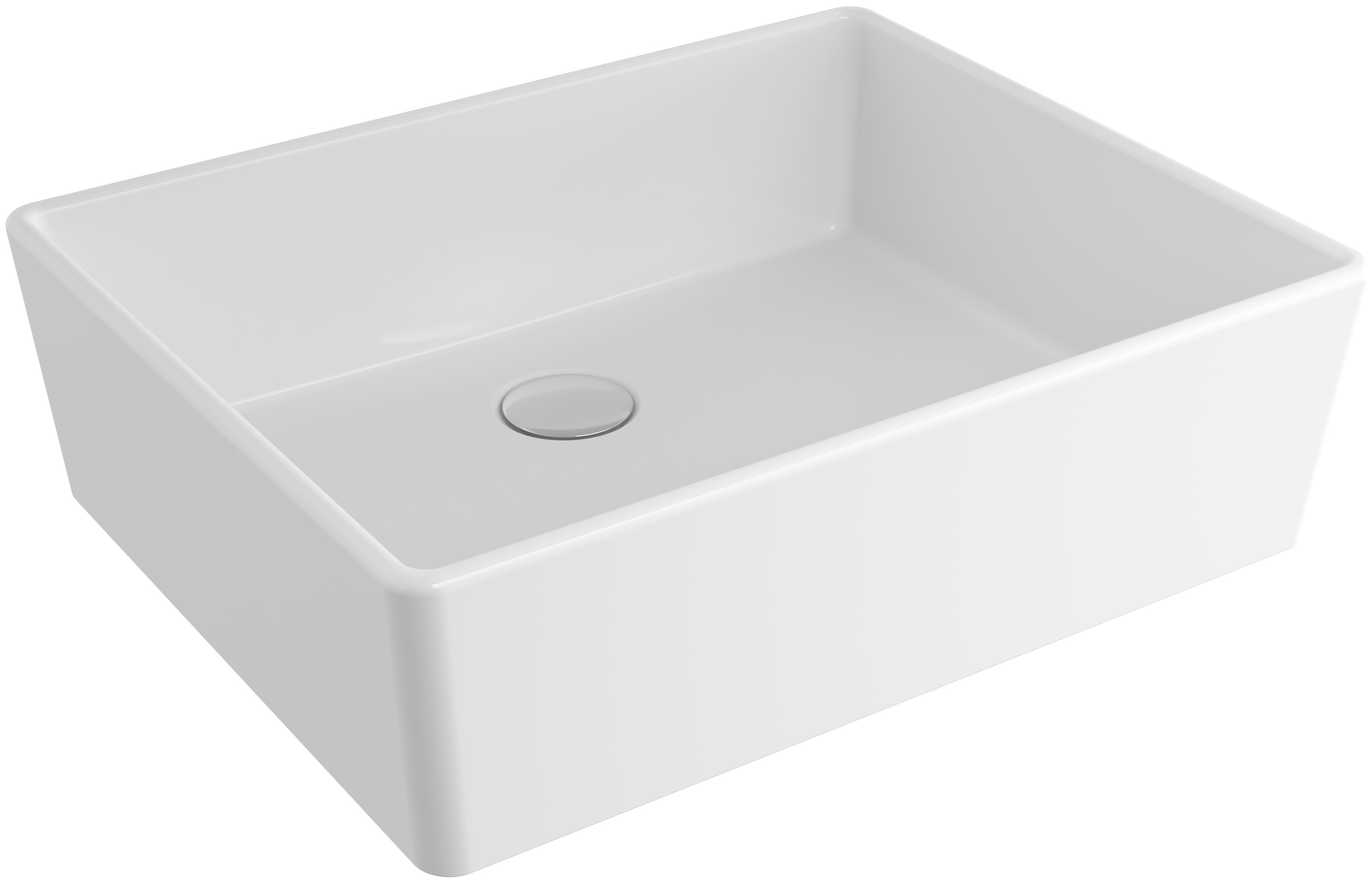 Bocchi Milano umywalka 50x40 cm nablatowa Clean Plus+ biały połysk 1215-062-0325 - Wysyłka w 24h