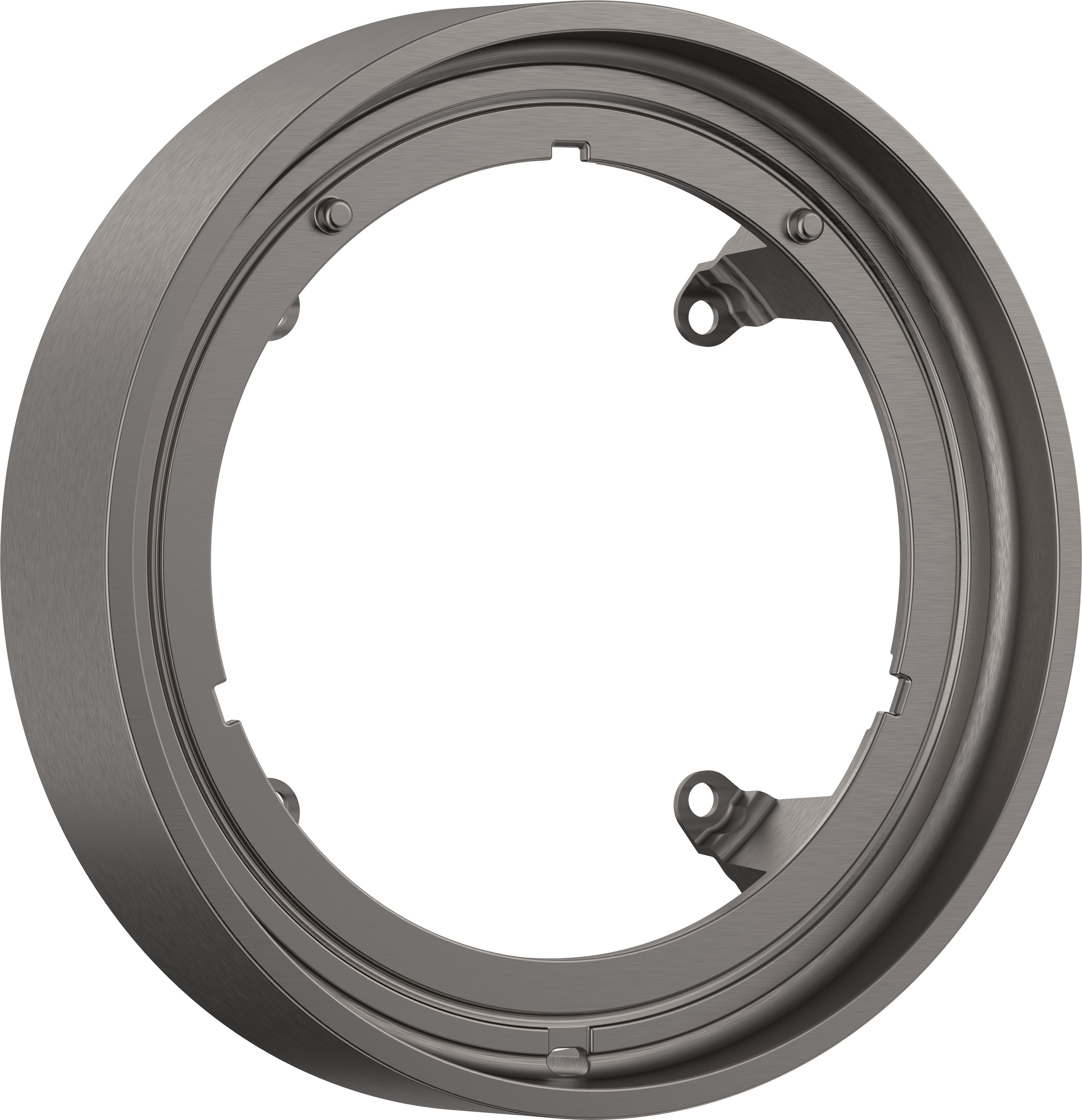 Hansgrohe ShowerSelect Comfort S rozeta przedłużająca czarny chrom szczotkowany 13624340