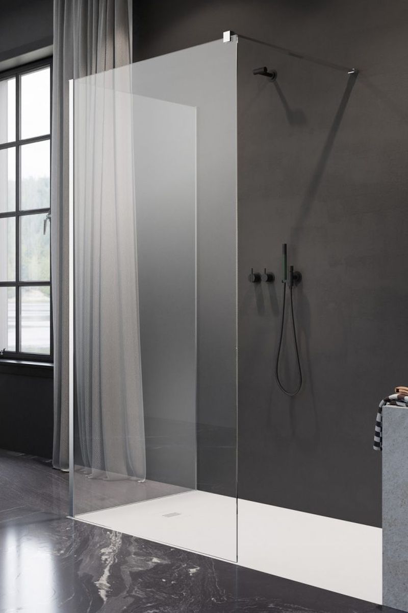 Radaway Modo New IV ścianka prysznicowa 110 cm chrom połysk/szkło przezroczyste 389614-01-01