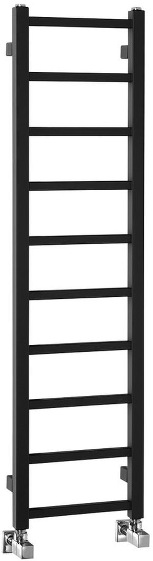 Sapho Metro Light grzejnik łazienkowy 30x114 cm czarny mat IR444TB