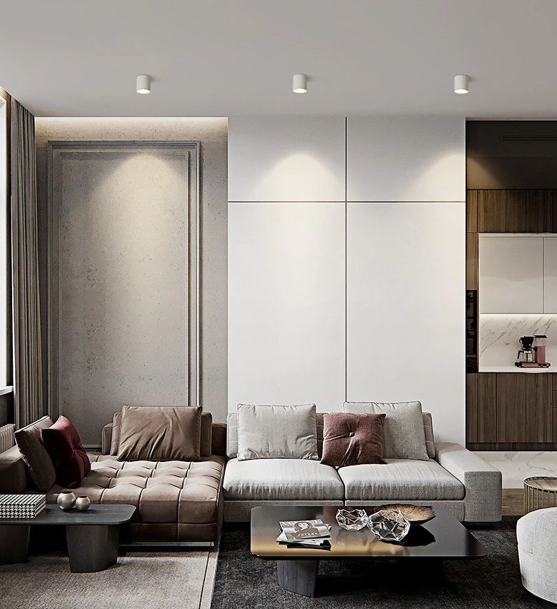 Abigali Vaiolett lampa podsufitowa 1x10W LED biała DL10W-NW