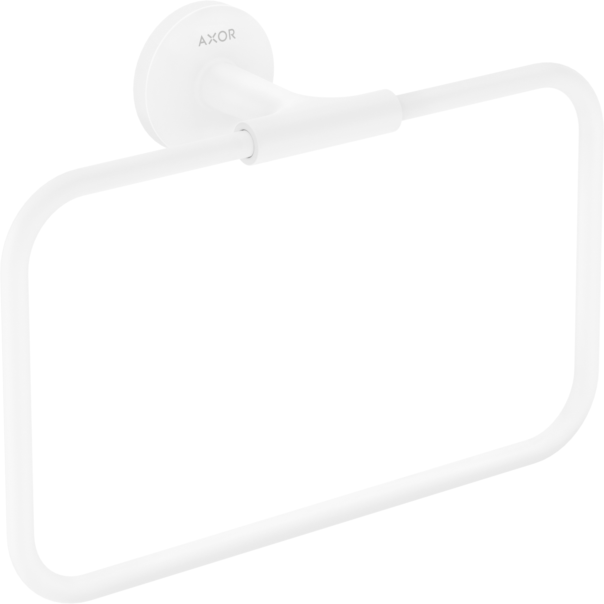 Axor Universal Circular wieszak na ręcznik 25 cm biały mat 42823700