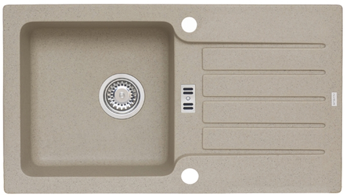 Alveus Niagara 30 zlewozmywak 78x43 cm 1-komorowy beżowy 1123055