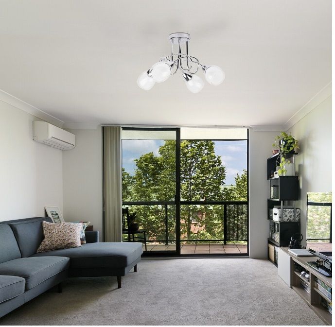 Rabalux Dave lampa podsufitowa 4x40 W biała-chrom 6083