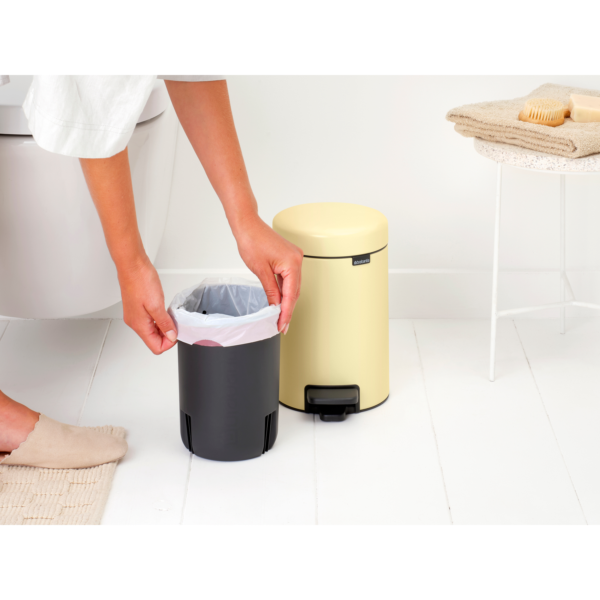 Brabantia NewIcon kosz na śmieci 3 l żółty 233760 - Wysyłka w 24h