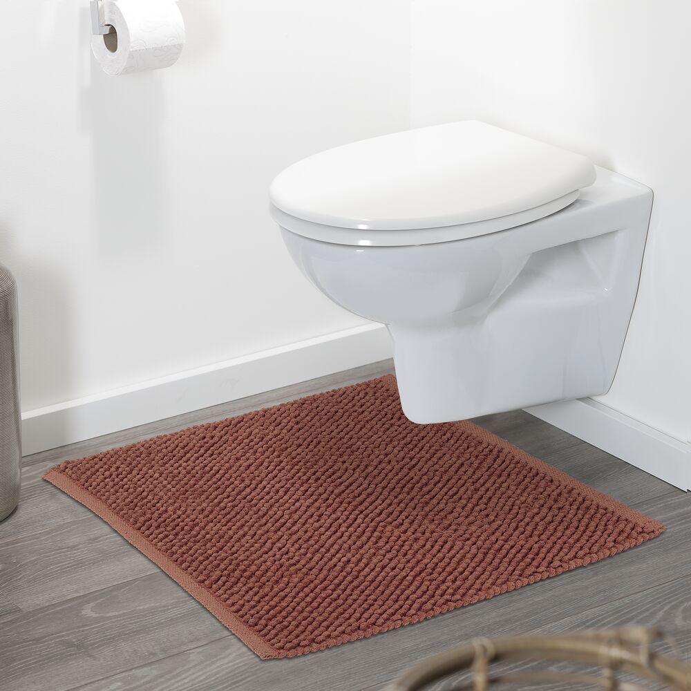 Sealskin Delhi dywanik łazienkowy 60x60 cm bawełna ciemny różowy 800114