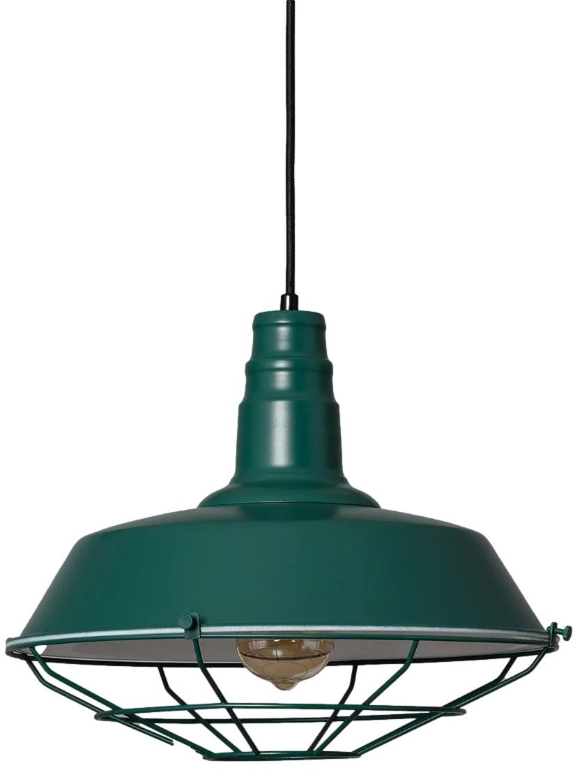 Abruzzo Retro lampa wisząca 1x40 W zielona ABR-RRP-Z-E27