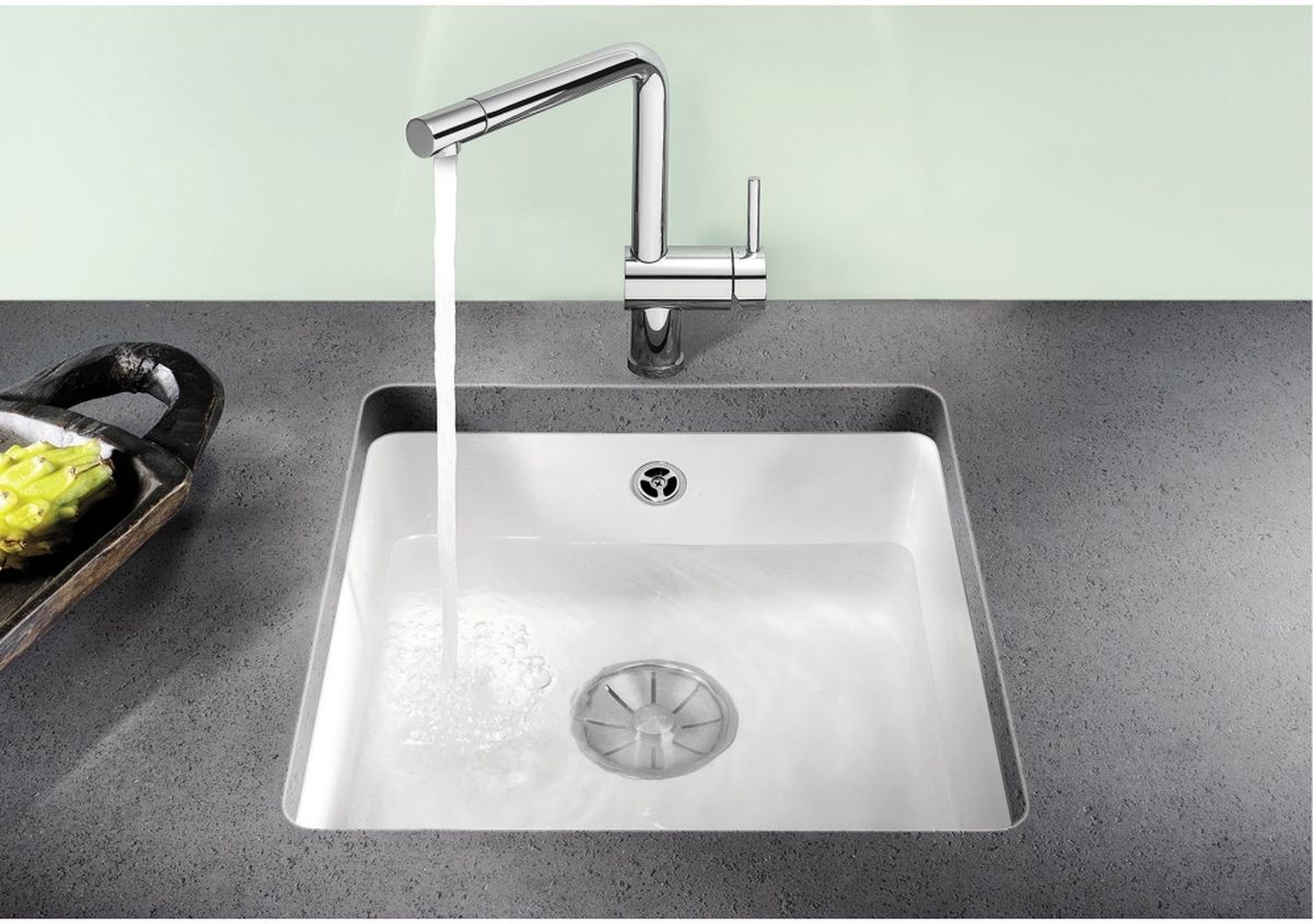 Blanco Subline 375-U zlewozmywak ceramiczny 45,6x41,4 cm biały 523726 - Wysyłka w 24h