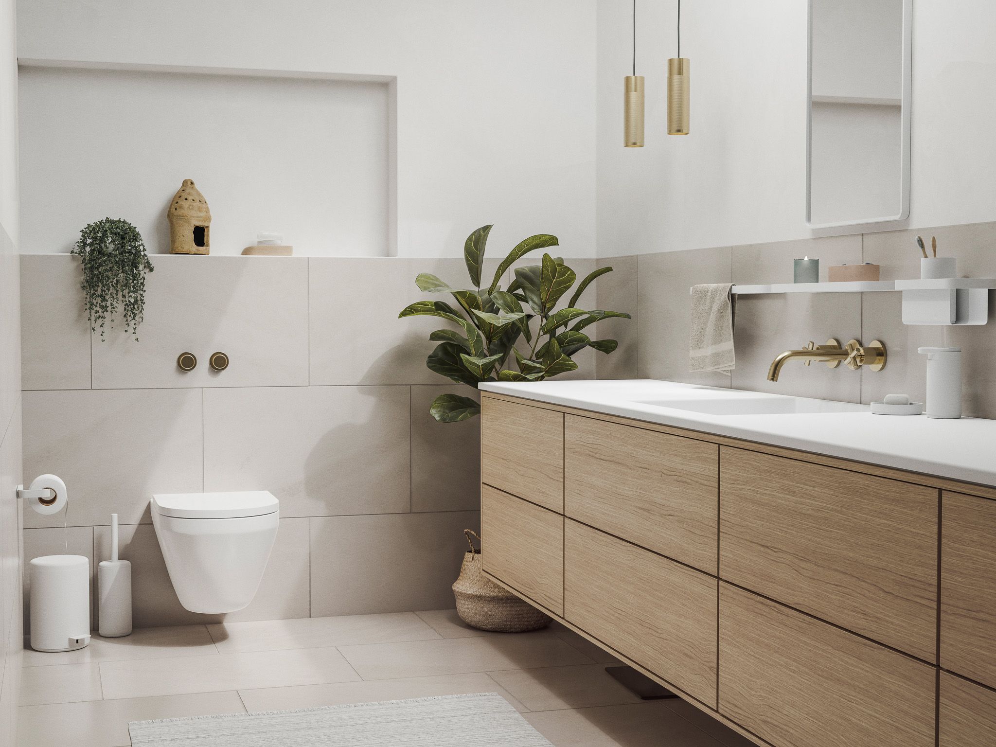 Zone Denmark Rim uchwyt na papier toaletowy biały 14469 - Wysyłka w 24h