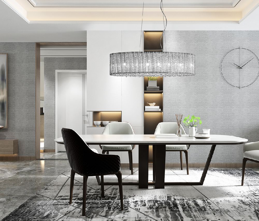 Italux Anabella lampa wisząca 6x42 W srebrna P0207-06E-F4QL