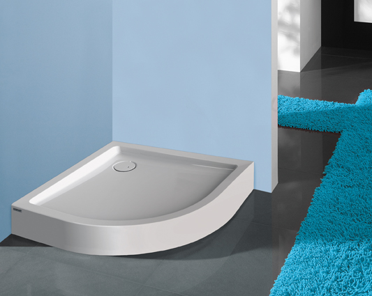 Sanplast Free Line brodzik 100x100 cm półokrągły zabudowany BPza/FREE biały 615-040-1740-01-000