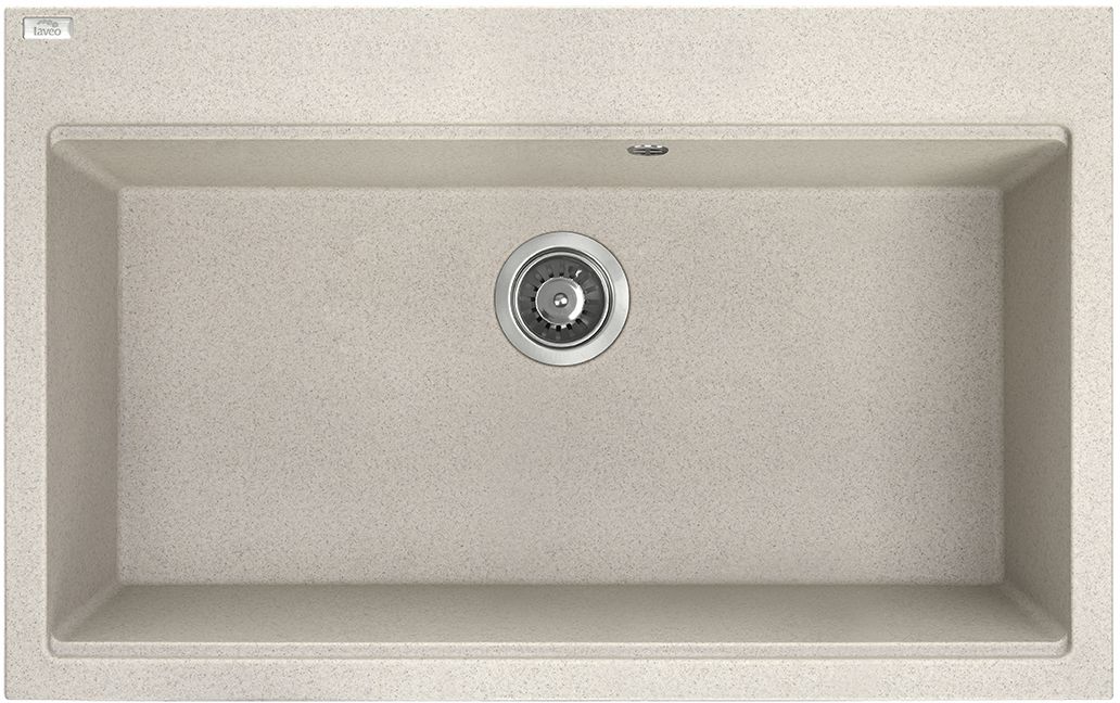 Laveo Tau zlewozmywak granitowy 80x50 cm beżowy SBT4108 - Wysyłka w 24h