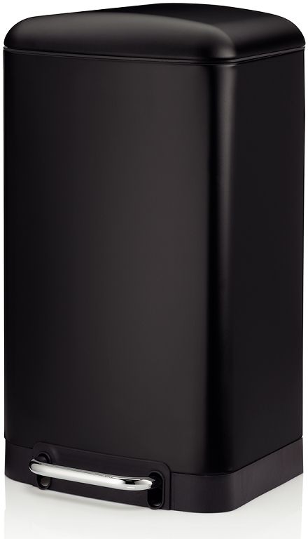 Kela Davino kosz na śmieci 30 l czarny mat 10923