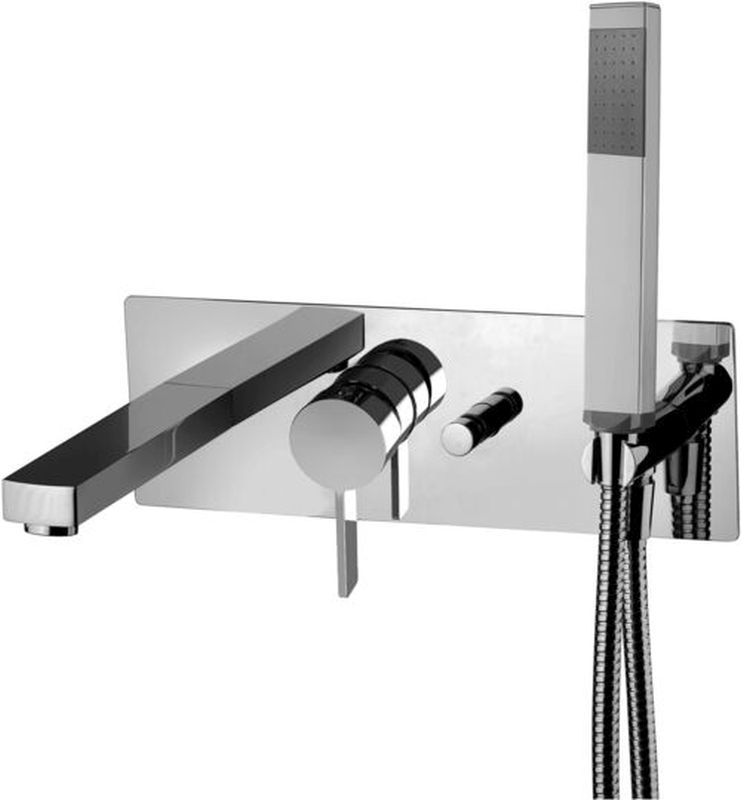 Paffoni Rock bateria wannowo-prysznicowa podtynkowa chrom RO001CR