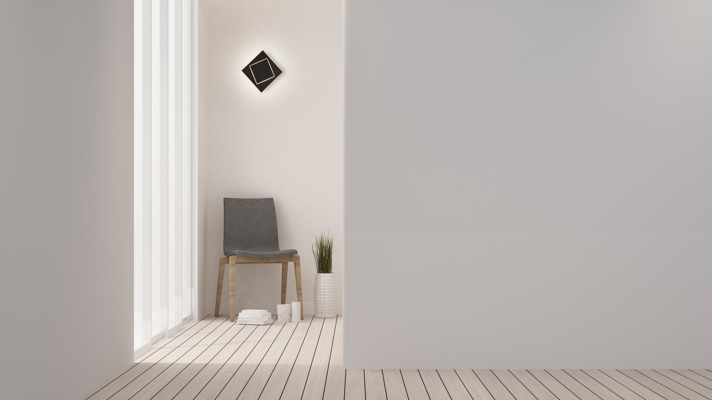 Mantra Dakla kinkiet 12W LED czarny 6427