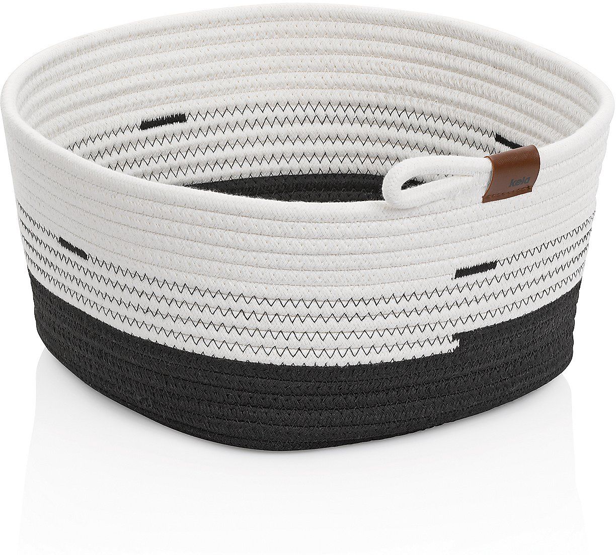 Kela Hedda kosz do przechowywania biały/czarny 24459 - Wysyłka w 24h