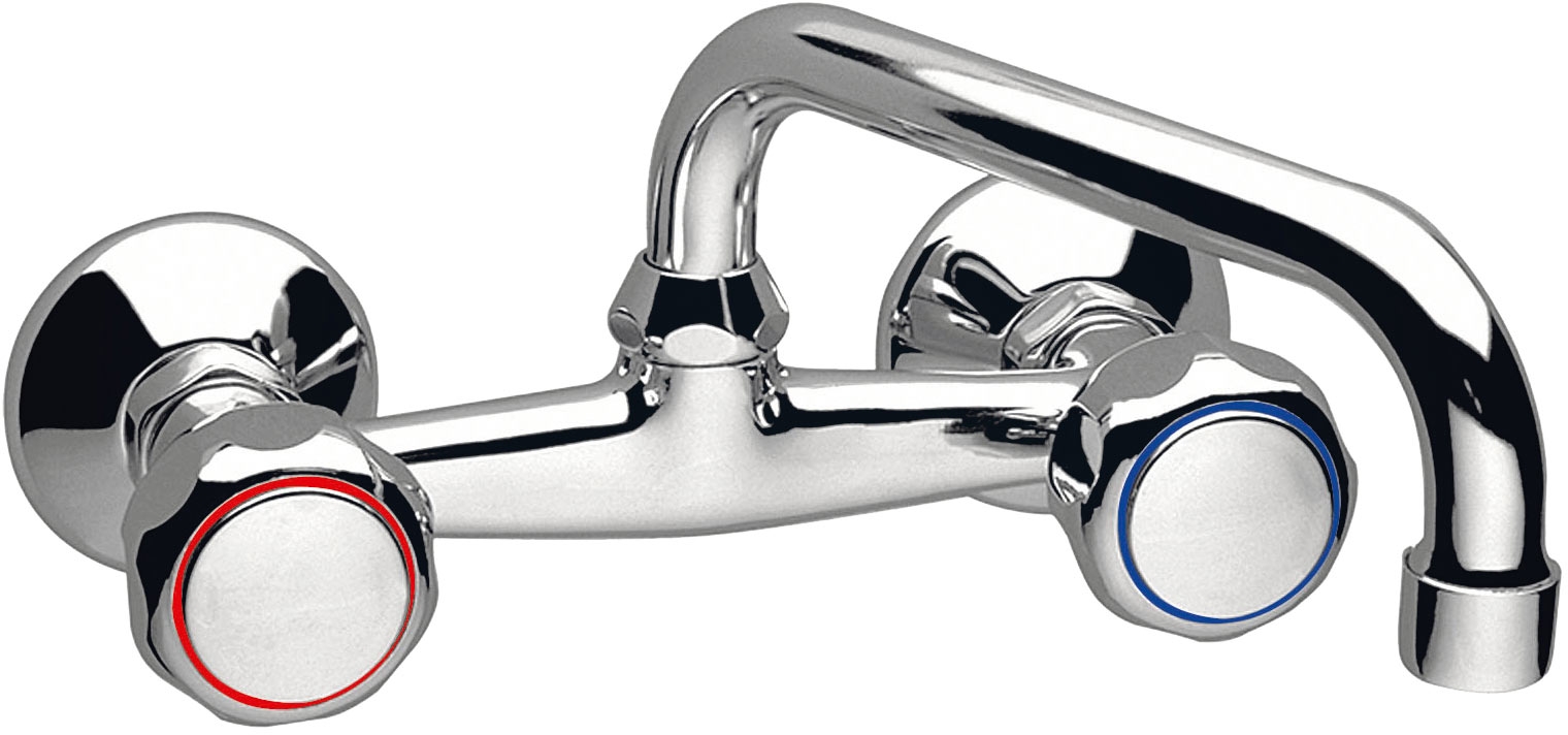 Ferro Standard bateria umywalkowa ścienna chrom BST3 - Wysyłka w 24h