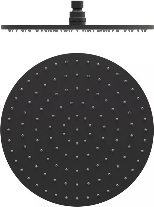 Tres Max-300 deszczownica 30 cm okrągła czarny mat 1.34.137.30.NM