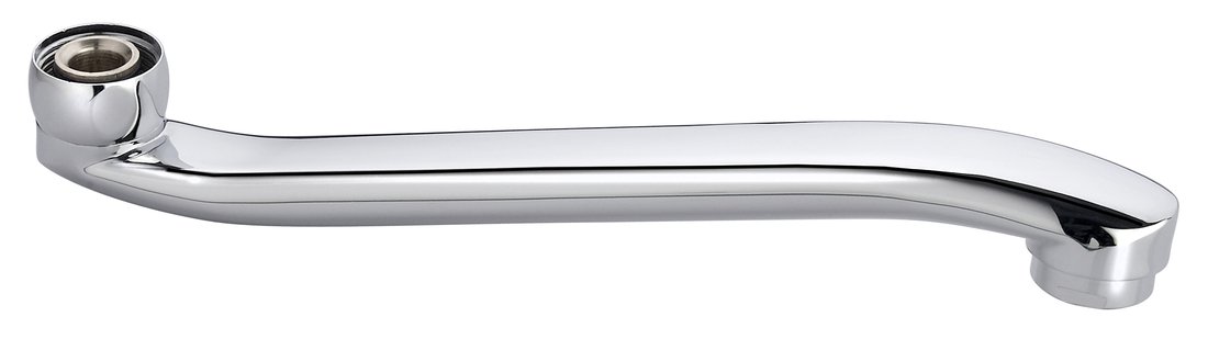 Aqualine wylewka 22 cm płaska chrom 43993 - Wysyłka w 24h