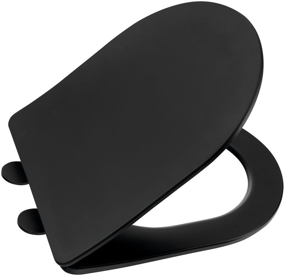 Sapho Paco deska sedesowa wolnoopadająca czarna PCS1012B