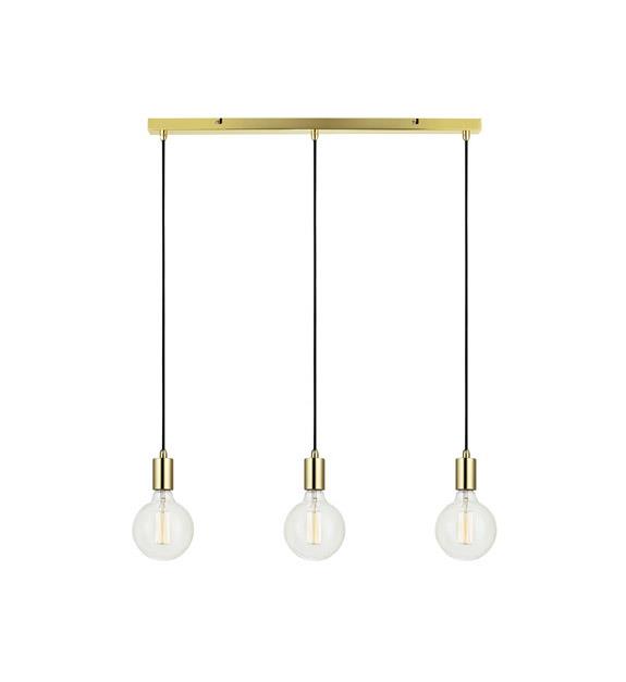 Markslöjd Sky lampa wisząca 3x60W złota 106335