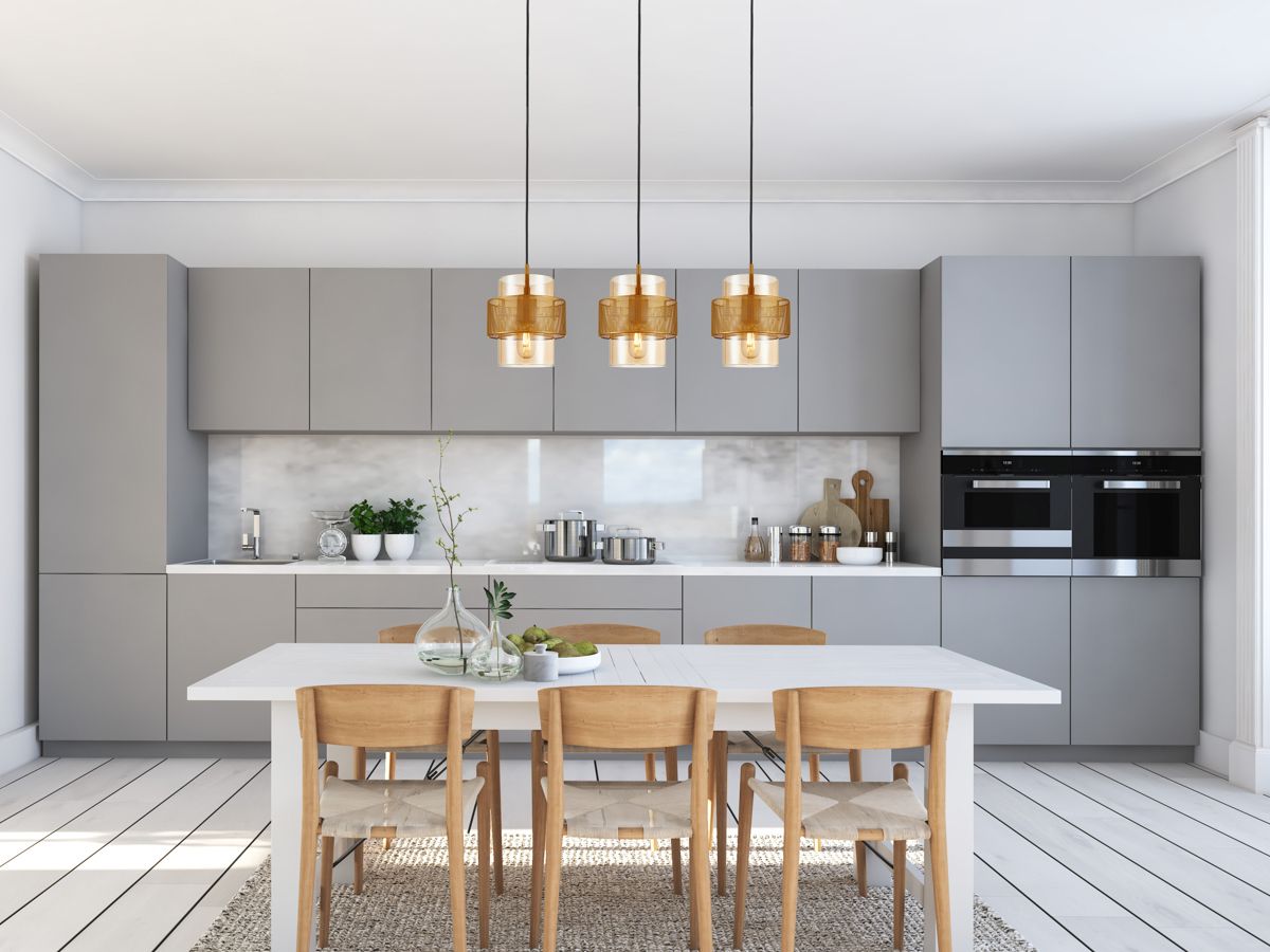 Italux Vinoti lampa wisząca 3x40 W złota PND-22132-3S-GD-AMB