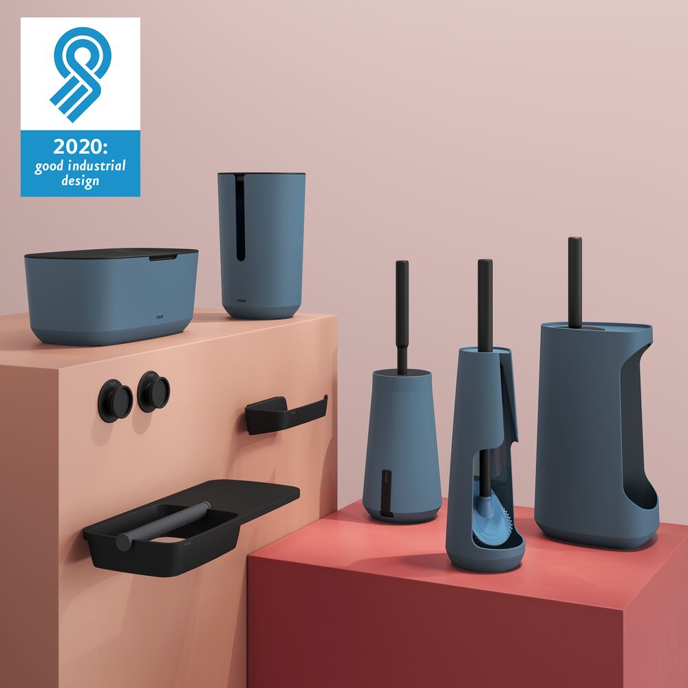 Tiger Tess pojemnik na papier toaletowy niebieski/czarny 1329227246