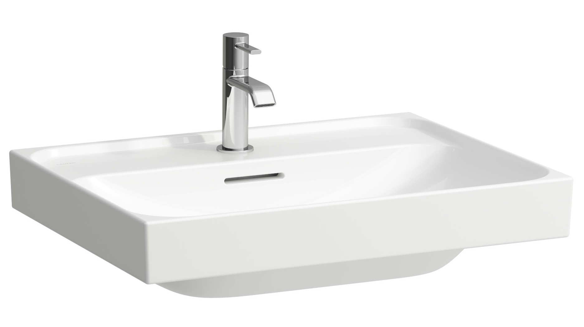 Laufen Meda umywalka 60x46 cm prostokątna ścienna-meblowa biała H8101134001041