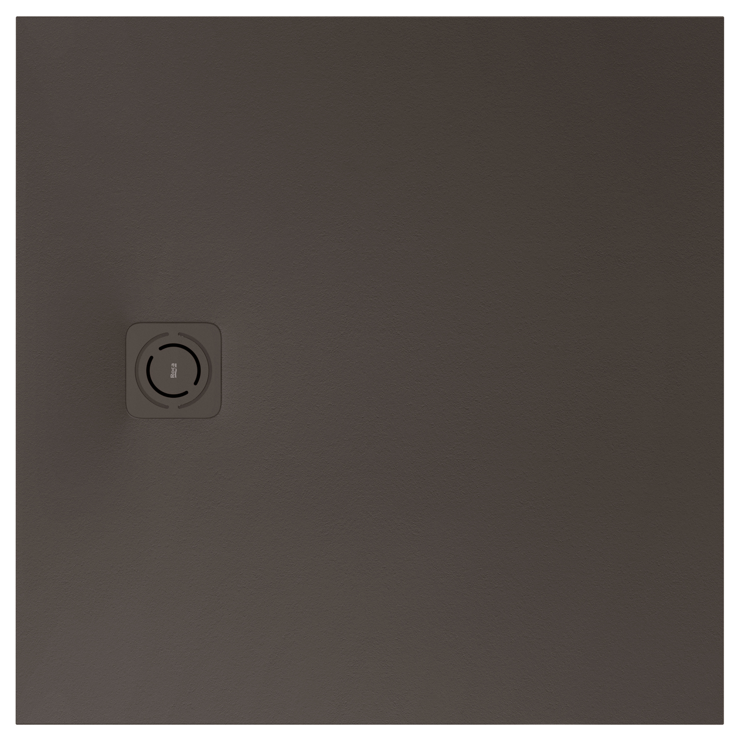 Roca Magma brodzik kwadratowy 90x90 cm kompozyt Stonex kawowy APE0138438403660