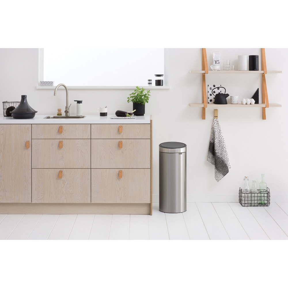 Brabantia Touch Bin New kosz na śmieci 30 l stal mat FPP 115462 - Wysyłka w 24h
