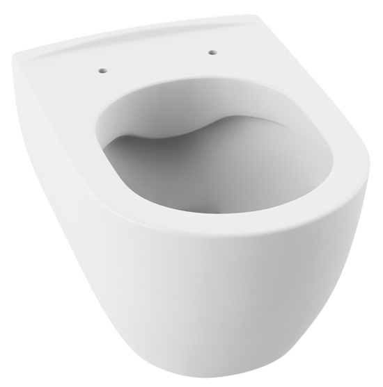 CeraStyle City miska WC wisząca bez kołnierza biały 019100