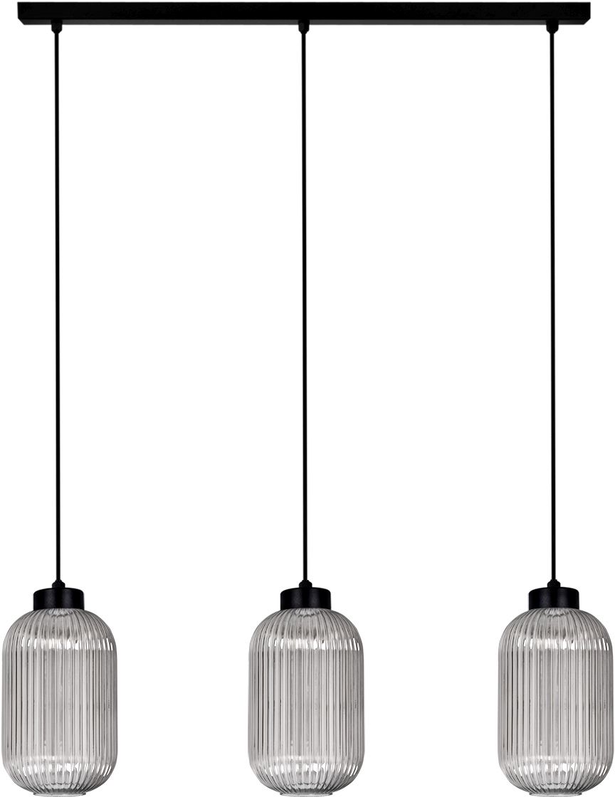 Kaja Silva lampa wisząca 3x15 W czarna-grafitowa K-5754