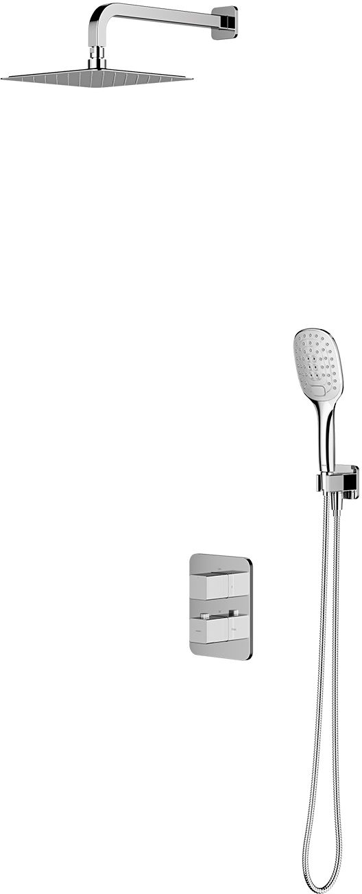 Omnires Parma system prysznicowy podtynkowy kompletny chrom SYSPM11CR - Wysyłka w 24h