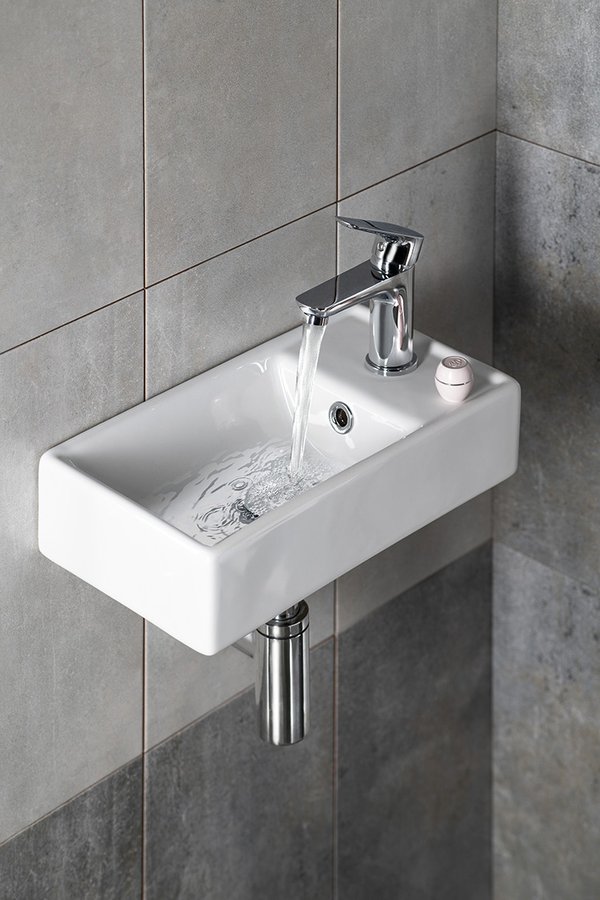 Sapho Minos umywalka 40x22 cm ścienna prostokątna prawa biała 4059