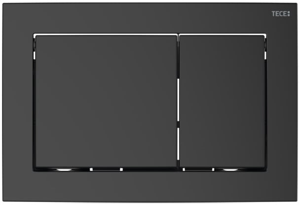 Tece Base przycisk spłukujący do WC czarny 9240723